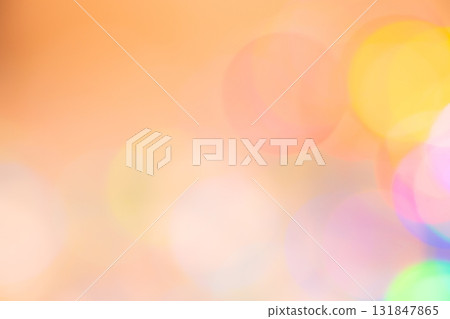 Orange color bokeh background material 131847865