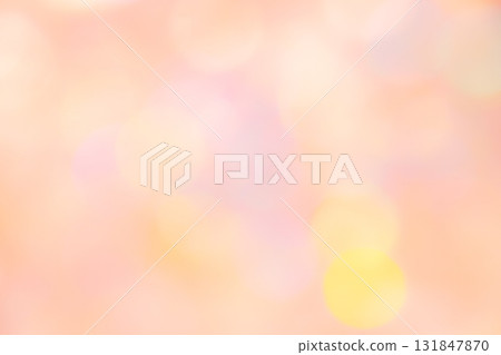 橙色散景背景材料 131847870