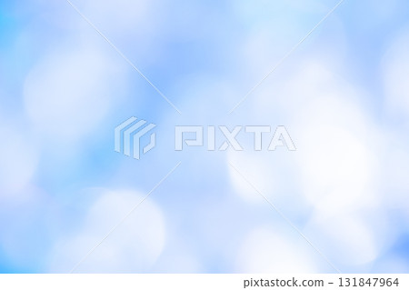 明亮的藍色散景背景材料 131847964