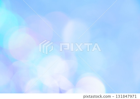 Bright blue color bokeh background material 131847971