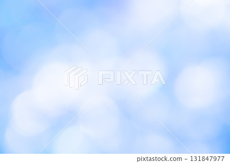 明亮的藍色散景背景材料 131847977