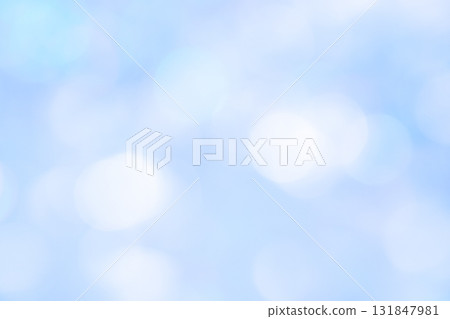明亮的藍色散景背景材料 131847981