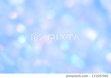 明亮的藍色散景背景材料 131847992