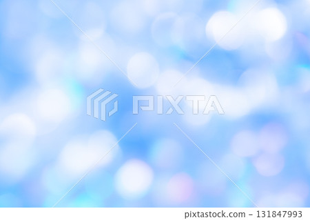 Bright blue color bokeh background material Bright blue color bokeh background material 131847993