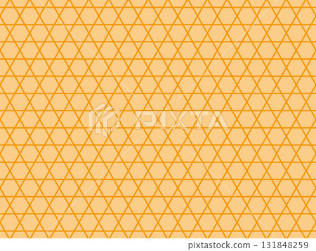 Orange hexagonal basket weave background Orange hexagonal basket weave background 131848259