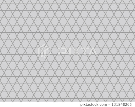 Gray hexagonal basket weave background 131848265