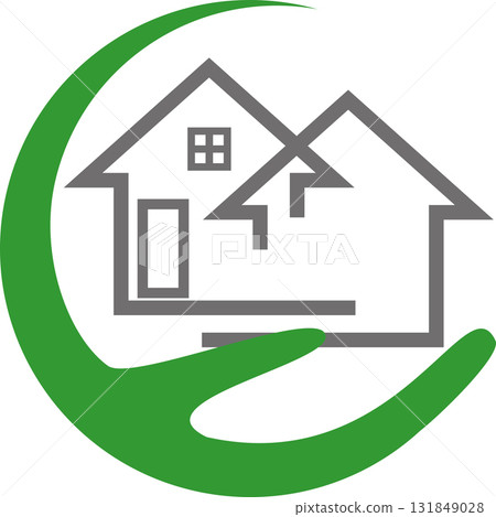 houses, real estate, real estate agent, illustration, logo, background houses, real estate, real estate agent, illustration, logo, background 131849028