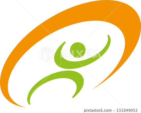 person in motion, human, fitness, sport, physiotherapy, logo 131849052