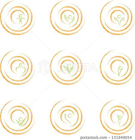 person in motion, human, fitness, sport, physiotherapy, logo person in motion, human, fitness, sport, physiotherapy, logo 131849054