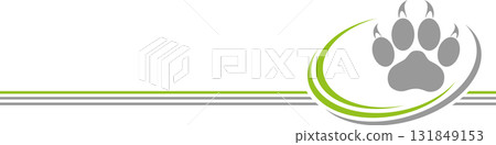 heart, cat paw, cats, paw, logo, background 131849153