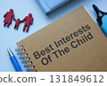 Book titled best interests of the child. Family law. 131849612