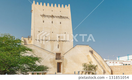 Barzan Towers timelapse, watchtowers near Doha - Qatar Barzan Towers timelapse, watchtowers near Doha - Qatar 131851054
