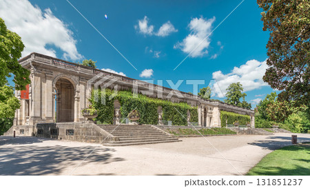 Palais du Capitole timelapse hyperlapse in Jardin public de Bordeaux, France Palais du Capitole timelapse hyperlapse in Jardin public de Bordeaux, France 131851237