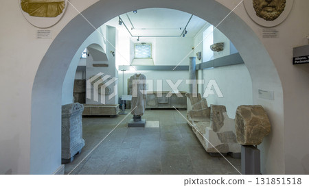 Museo Di Villa Ferrajoli in beautiful town of Albano Laziale timelapse hyperlapse, Italy Museo Di Villa Ferrajoli in beautiful town of Albano Laziale timelapse hyperlapse, Italy 131851518