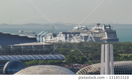 Singapore Cruise Centre is a cruise terminal aerial timelapse in HarbourFront. Singapore Cruise Centre is a cruise terminal aerial timelapse in HarbourFront. 131851528