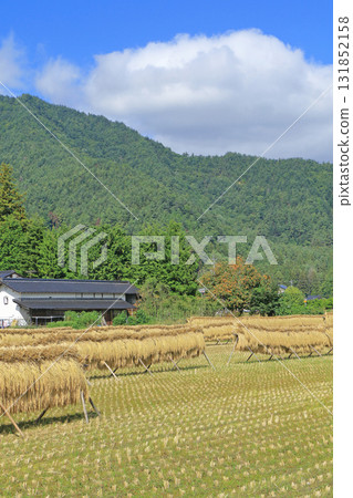 安曇野的秋天,掛著的風景 安曇野的秋天,掛著的風景 131852158