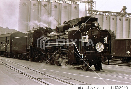 1980 Steam Locomotive C58 Top Number Commemorative Train, Archive Photo, Yokohama, Takashima Freight Line, Kanagawa Prefecture 131852495