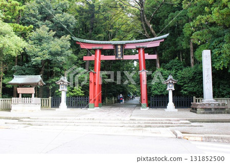 Torii gate of Yahiko Shrine, Echigo Ichinomiya, Niigata Prefecture 131852500