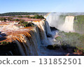 Iguazu Falls, Devil's Throat with a Rainbow, World Heritage Site, Brazilian Side, Brazil, South America 131852501