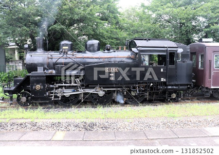 蒸汽機車C12 C1266 真岡鐵道 下館站 茨城縣 131852502