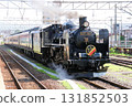Steam locomotive C57 Banetsu Monogatari, Ban'etsu West Line, Aizu-Wakamatsu Station, Fukushima Prefecture 131852503