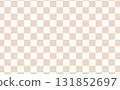 Checkered background material (pink beige) 131852697