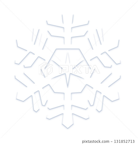 White snowflake icon transparent background White snowflake icon transparent background 131852713