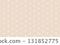 Hemp leaf pattern background material (pink beige) 131852775