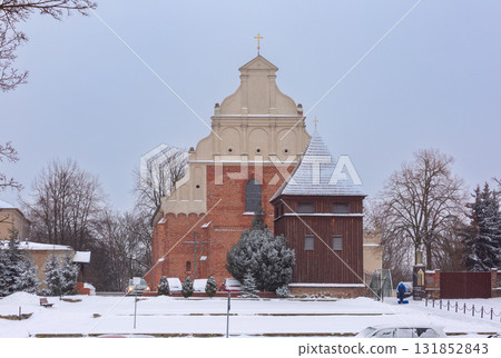 Winter view of Saint John Church in Poznan Poland Winter view of Saint John Church in Poznan Poland 131852843
