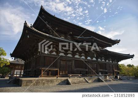 Toji Temple: The grounds and Kondo (national treasure) enveloped in early morning silence 8 Toji Temple: The grounds and Kondo (national treasure) enveloped in early morning silence 8 131852893
