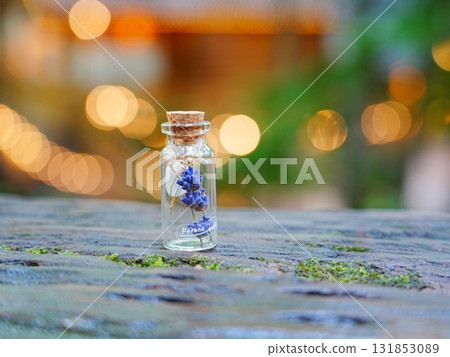 富良野薰衣草瓶與散景球 富良野薰衣草瓶與散景球 131853089