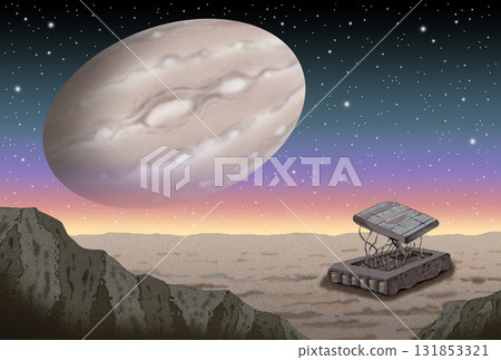 太空——平原、岩石區域、探測器、行星 131853321