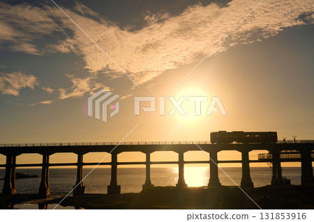 Sogogawa Bridge Train Train 579- Sogogawa Bridge Train Train 579- 131853916
