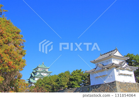 愛知縣名古屋市名古屋城的秋景 愛知縣名古屋市名古屋城的秋景 131854064