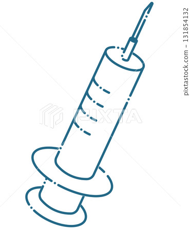 Syringe illustration (medical, drug abuse prevention, addiction awareness) Syringe illustration (medical, drug abuse prevention, addiction awareness) 131854132