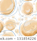 Serene Pebble Drift, seamless pattern 131854226