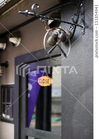 Entrance to a Western restaurant Entrance to a Western restaurant 131854941