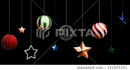 3D素材_聖誕飾品 131855331