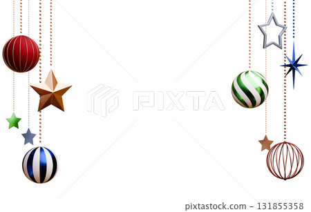 3D material_Christmas ornaments 3D material_Christmas ornaments 131855358