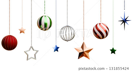 3D素材_聖誕飾品 3D素材_聖誕飾品 131855424