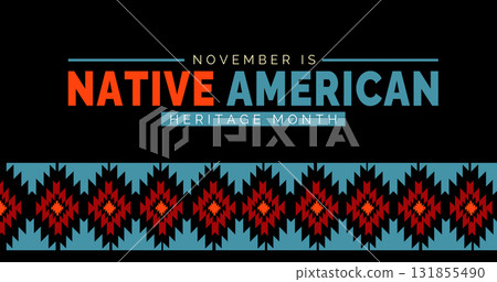 Native American Heritage Month Heritage Border Background banner, poster, post, illustration Native American Heritage Month Heritage Border Background banner, poster, post, illustration 131855490