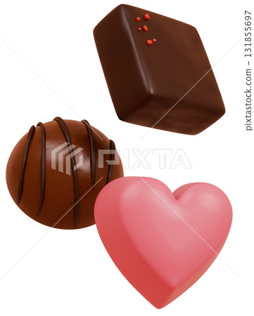 3D巧克力材質 131855697