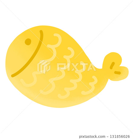 cute goldfish cartoon character in ocean cute goldfish cartoon character in ocean 131856026