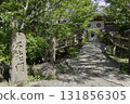 神奈川縣大和市城泉寺院內，被石蒜和綠樹環繞的風景 131856305