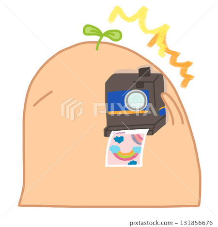 cute radish cartoon camera photo cute radish cartoon camera photo 131856676