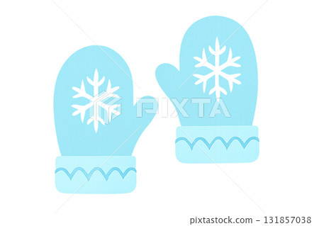 Cute Winter Mittens 131857038