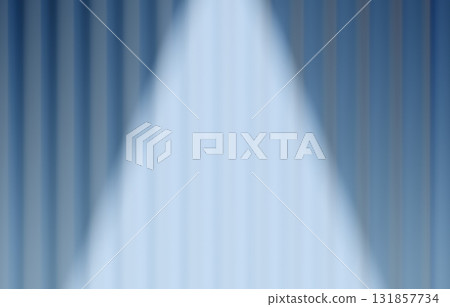 Background material_curtain and spotlight_light blue 131857734