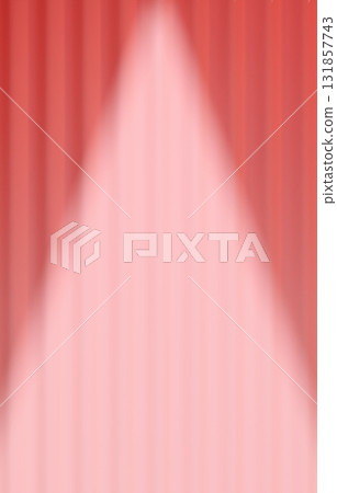 背景材料_窗簾和聚光燈_粉紅色 131857743
