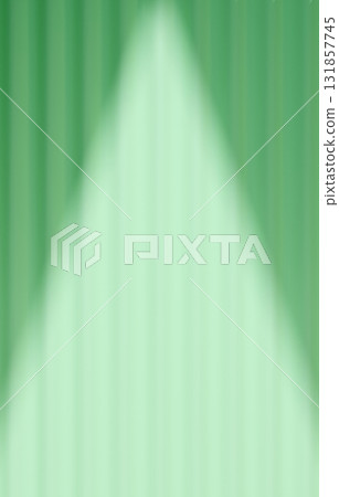 背景材料_窗簾和聚光燈_黃綠色 131857745