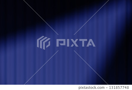 背景材料_窗簾和聚光燈_藍色 背景材料_窗簾和聚光燈_藍色 131857748